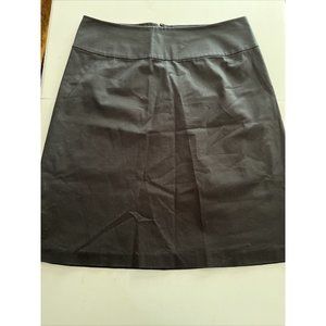 Banana Republic, Black Cotton Lined MIDI A-Line, Women’s Skirt, Size 8